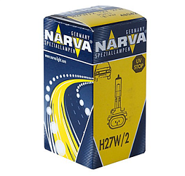 Лампа галогеновая Narva H27 W/2 12V 27W PGJ13