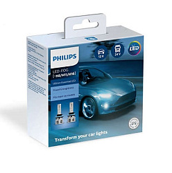 Лампа светодиодная Philips H8 12V Ultinon Essential LED 6500K